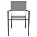 Poltrona Avana Impilabile 55x57x85 h cm in Textilene Taupe
