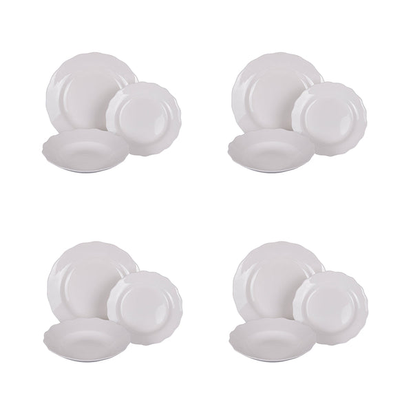 sconto Tafelservice 12 Teile in New Bone China Villa d'Este Home Tivoli Versailles