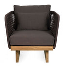 Poltrona 76x83,5x80h cm con Cuscini Xylia Dark 