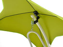Amaca Dondolina da Giardino 200x97x110 cm in Acciaio e PVC Verde