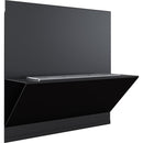 Camino a Bioetanolo da Parete 45x45x15,2 cm Flig Malibù Nero