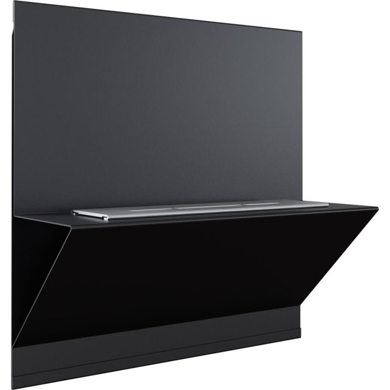 Camino a Bioetanolo da Parete 45x45x15,2 cm Flig Malibù Nero