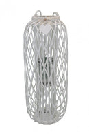 Lanterna Bernadette   in Vimini Bianco