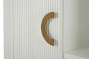 Mobile Tolosa 121x41x90 cm in MDF e Frassino e Ferro      