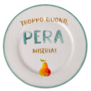 Set 6 Piattini Frutta Ø19x1,5 cm in New Bone China VdE Tivoli 1996 Le Travisate Bianco
