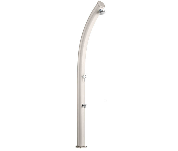 acquista Doccia Solare da Giardino 25L Miscelatore e Lavapiedi Arkema Jolly Bianco Crema