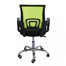 Poltrona da Ufficio Titty Grigio Chiaro 52x56,5x85/95 h cm in Poliuretano Nero