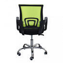 Poltrona da Ufficio Titty Grigio Chiaro 52x56,5x85/95 h cm in Poliuretano Nero