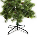 Albero di Natale Artificiale 150 cm 229 Rami con 35 Pigne 