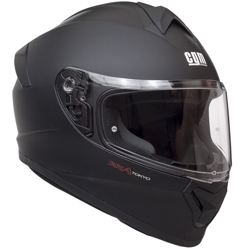 Casco Integrale per Scooter Visiera Lunga CGM Tokyo 301A Nero Opaco Varie Misure