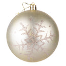 Set 9 Palle di Natale Ø10 cm in Plastica Oro