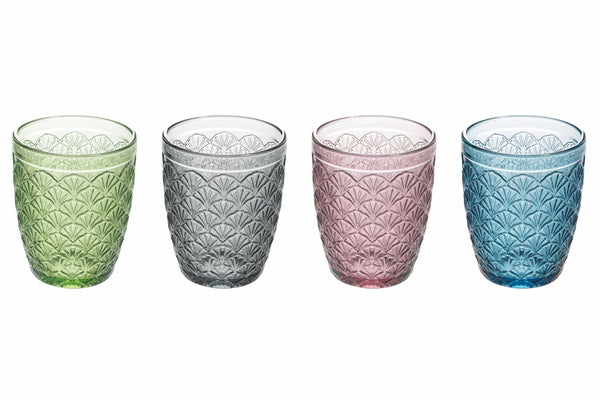 Set mit 4 Wassergläsern aus Glas 240 ml Villa d'Este Home Tivoli Deco online