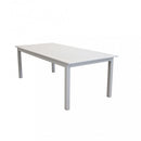Tavolo Cuba Allungabile 220/280x100x75 h cm in Alluminio Tortora