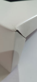Camino a Bioetanolo da Parete 90x12xH40 cm Siena Bianco Seconda Scelta