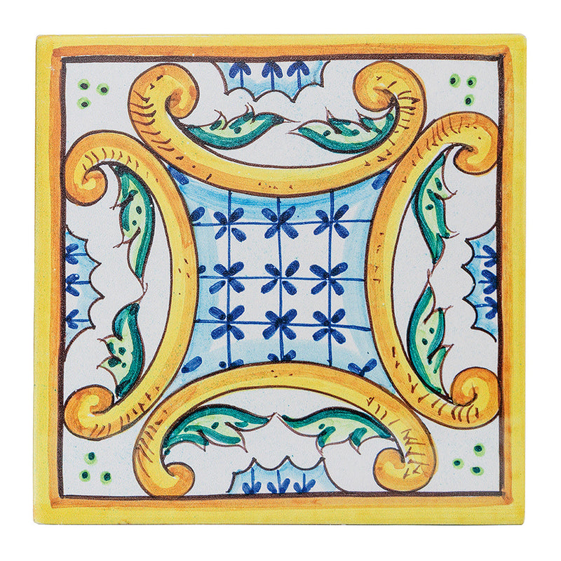 Sottopentola 16x16x1 cm in Ceramica VdE Tivoli 1996 Le Riggiole