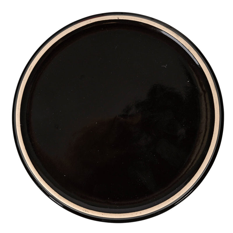 Servizio Piatti da Tavola 12 Pezzi in Gres VdE Tivoli 1996 Gourmet Neri