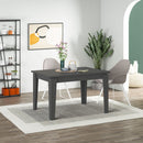 Tavolo Allungabile 120x80 cm in MDF Megaron Antracite