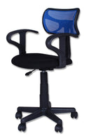 Sedia Poltrona Operativa in Tessuto Vandi Blu