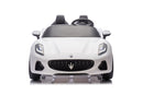 Macchina Elettrica per Bambini Licenza Maserati Folgore 12V Bianco  