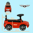 Macchina Cavalcabile a Spinta per Bambini Licenza Ufficiale Bentley Bentayga Rosso   
