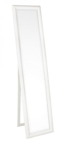 Specchio Sanzio con Cornice Bianca 40x170 in Legno