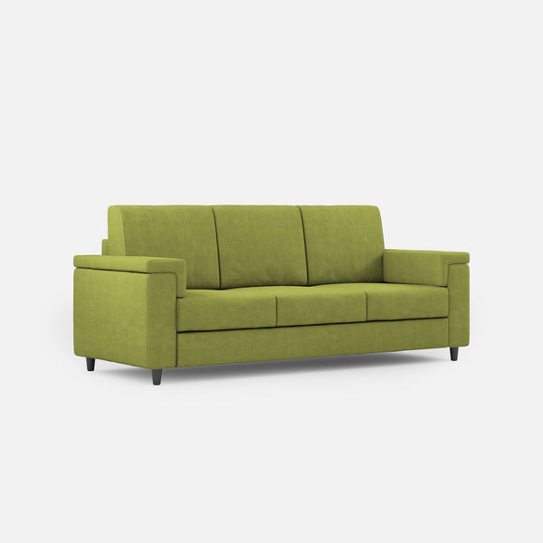 Divano 3 Posti 208x85x85 cm Marrak in Tessuto Verde prezzo