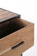 Credenza 1 Anta 90x40x90h cm 3 Cassetti Elmer