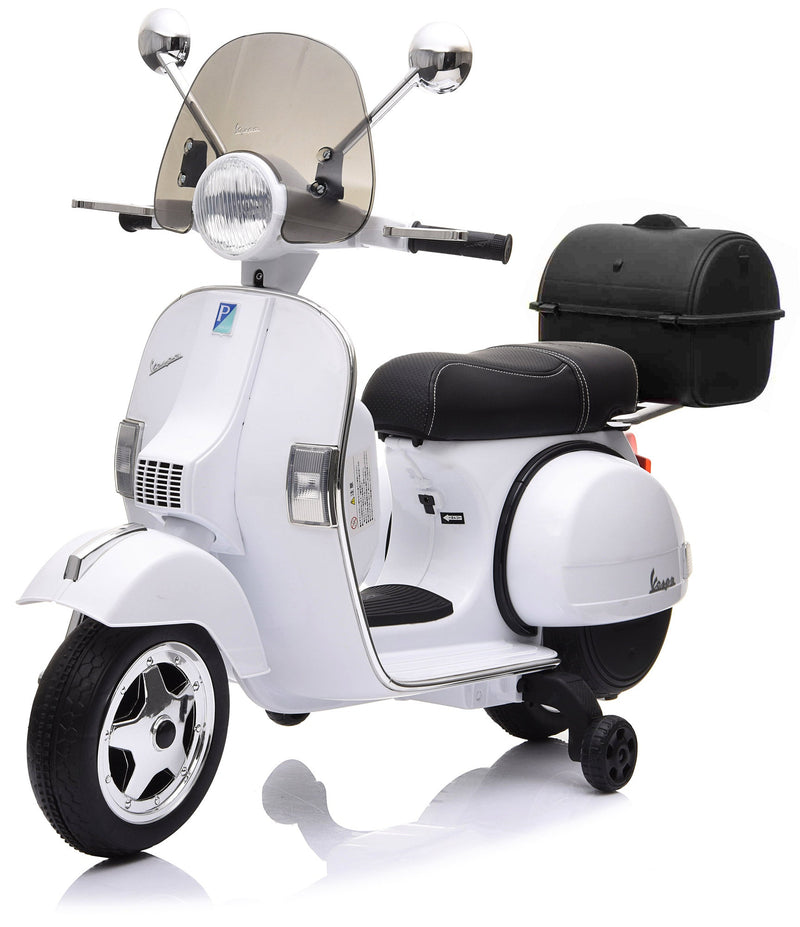 Piaggio Vespa PX150 Full Elettrica 12V per Bambini Bianca