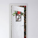 Ornamento Finestra dietroporta con fiore in legno