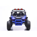 Macchina Elettrica per Bambini Buggy Safari 2 Motori da 35W con Telecomando Luci e Suoni Blu  