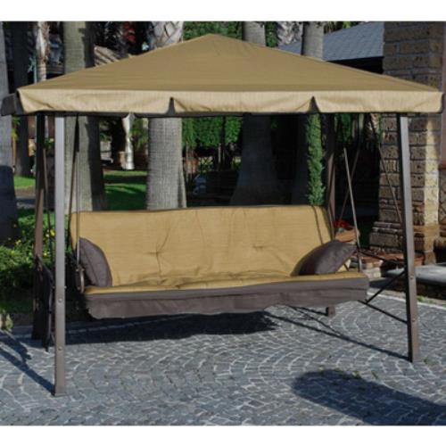 Iron Rocking Pagoda 3-Sitzer mit Sitzpolsterung und Bettfunktion 247 x 138 x 201 cm  acquista