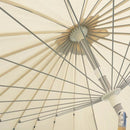 Ombrellone da Giardino Ø2,6 m Palo Ø38 mm in Alluminio Kraus Due Bianco