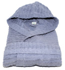 Accappatoio in Spugna 100% Cotone Sally Horizon Denim Blue