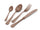 Besteckset Service 24-teilig aus Stahl 18/10 PVD Eme Royal Retro Chocolate
