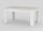 Tavolo Allungabile 160/210x90x75 cm Jesi Bianco Lucido