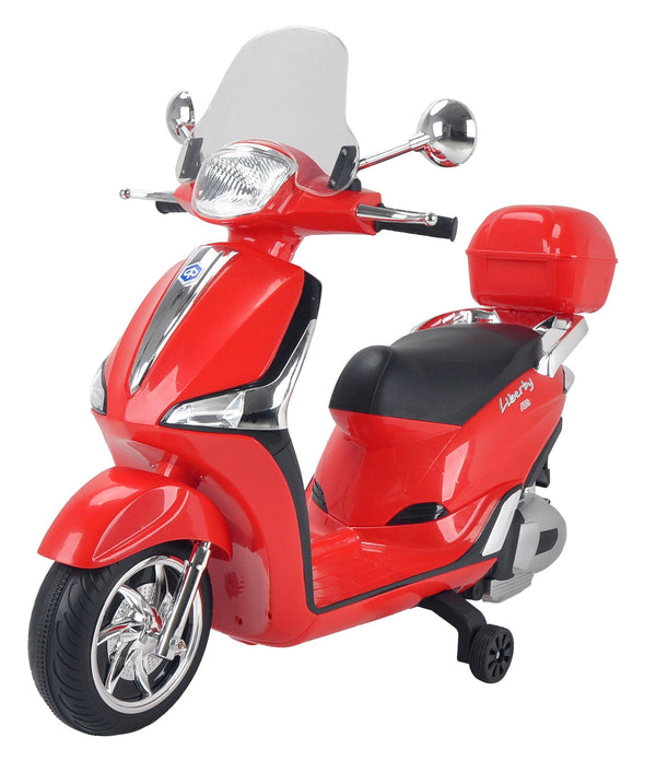 online Elektroroller für Kinder 12V Piaggio Liberty ABS Rot