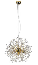 Lampada a Sospensione da Interno Attacco E14 in Metallo Ottone lucido