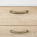 Maniglie per Mobile Interasse 96 mm Zama Oro Antico 25 Pezzi Emuca