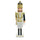 Weihnachtlicher Nussknacker Soldat H160 cm mit Licht Sounds und Bewegung Schwarz und Gold