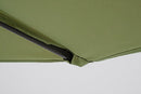 Ombrellone da Giardino 2,7 m Palo Ø36 mm Kalife Mezzaluna Olive in Alluminio