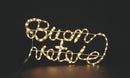 Insegna Luminosa Buon Natale 120 Luci 65x35 cm Soriani