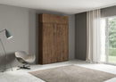 Letto Matrimoniale a Scomparsa Salvaspazio Kentaro H250 cm Marrone