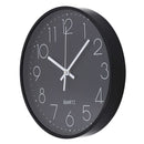 Orologio da Parete Ø30 cm in Plastica Nero
