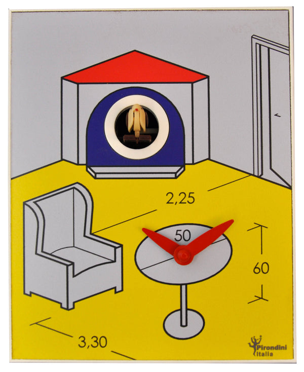 Wandkuckucksuhr 16,5x20x10cm Pirondini Italia D'Apres Archi acquista