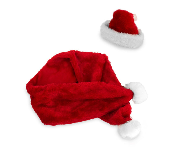 acquista Schal und Weihnachtsmütze für Hunde Rot