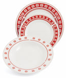 Servizio Piatti 18 Pezzi in Porcellana Soriani Natale