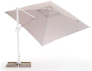 Ombrellone da Giardino Decentrato 3x4m in Alluminio e Poliestere Senso Grigio