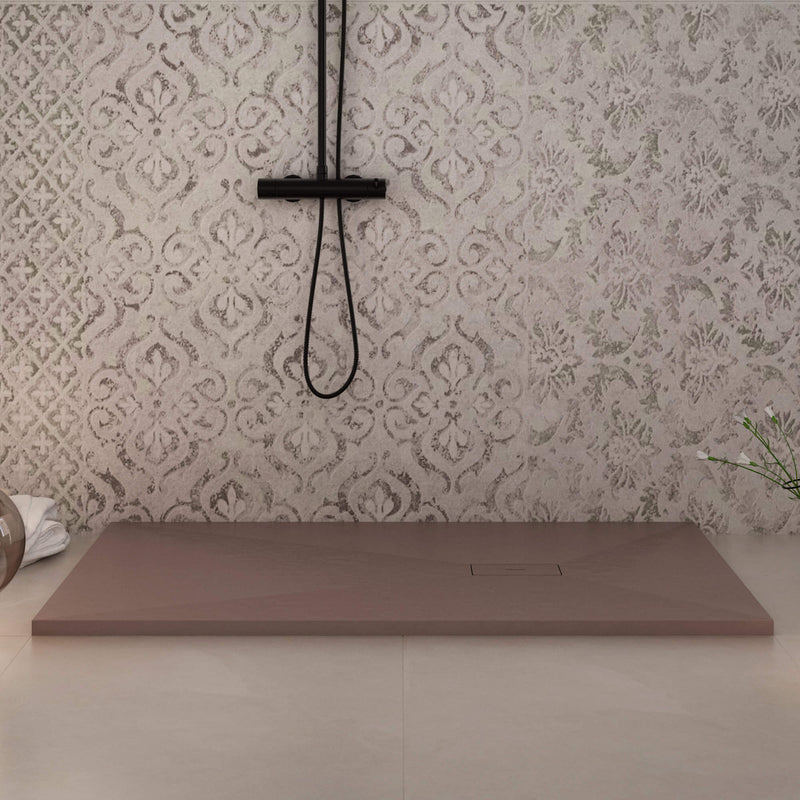 Piatto Doccia in Pietra Bonussi Manila Marrone Varie Misure