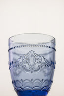 Set 6 Bicchieri Ø8,5x10 cm in Vetro Villa d'Este Home Tivoli Avenue Blu