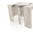 Consolle Allungabile 54/252x78,5x78 cm in Melamina Pino Bianco